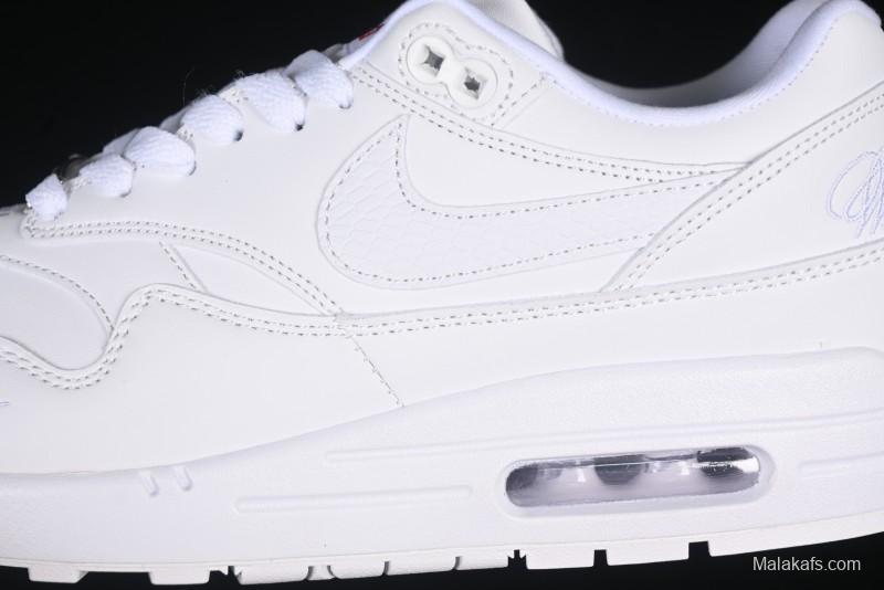 Nike Air Max 1 Retro Running Shoes with Half-Sole Air Cushion - HF8813-100