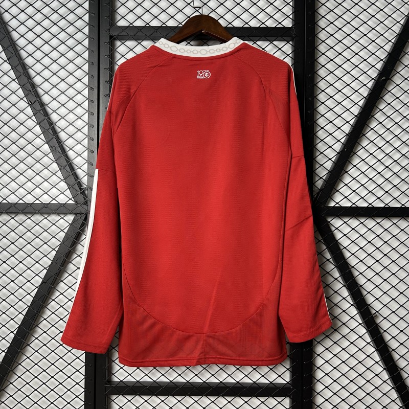 25/26 Long Sleeve Brazil SC Internacional Home Jersey