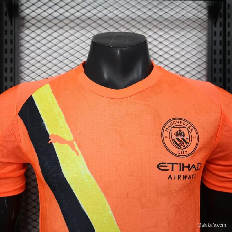 Player Version 25/26 KIDSUPER x MANCHESTER CITY Orange Jersey