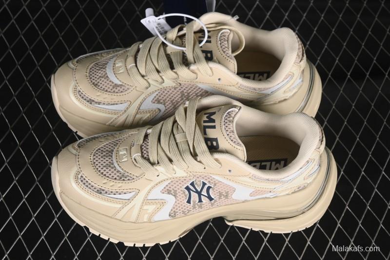 New York Yankees MLB Chunky Curve Runner Monogram Thick Sole Casual Running Shoes - 3ARNSPL5N50SAS