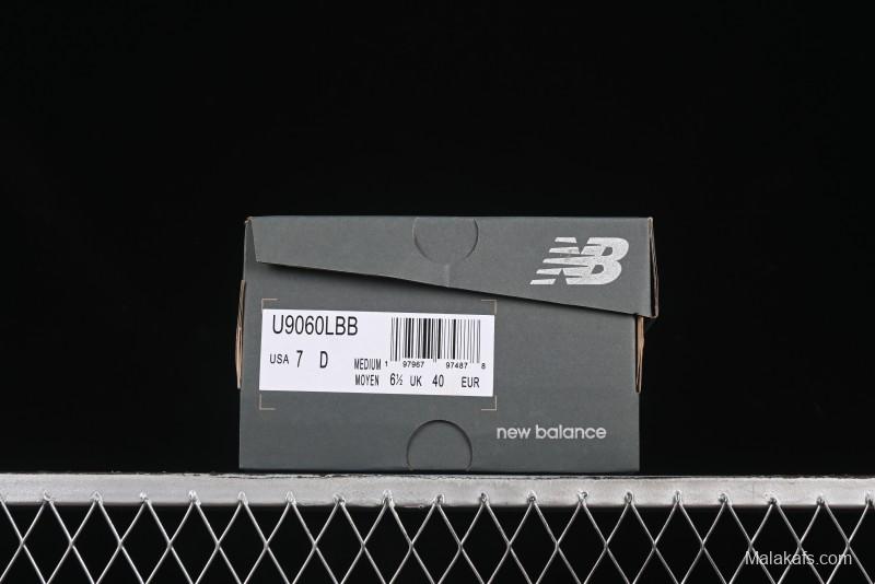 New Balance NB9060 Series Retro Casual Running Shoes with ABZORB Cushioning Technology - U9060LBB