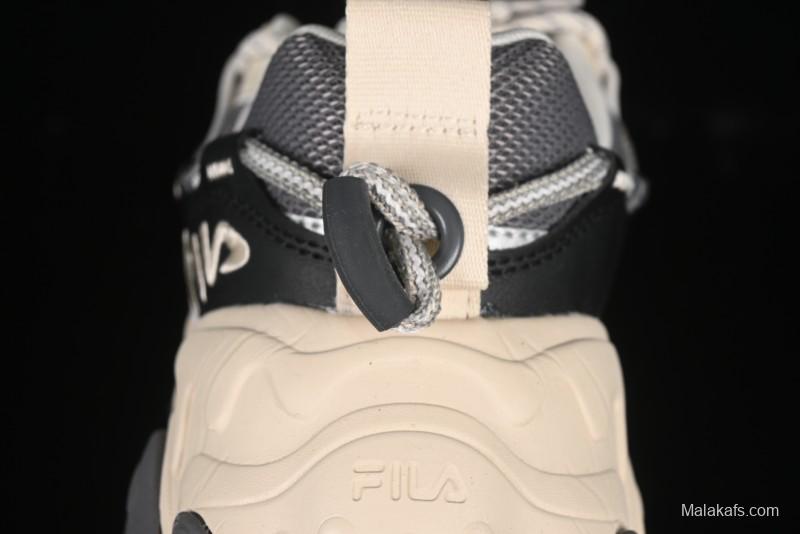 Fila Heritage Fluid Cat Paw 5.0 Retro Dad Shoes with Lace-Up Design - F12M442115FAG