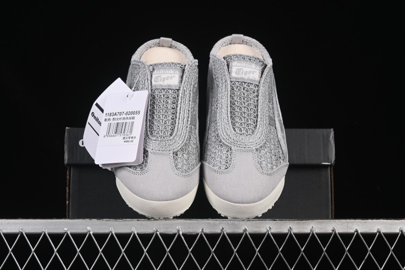 Onitsuka Tiger Mexico 66 Sabot Slip-On Shoes with Breathable Mesh Upper - 1183A707-020
