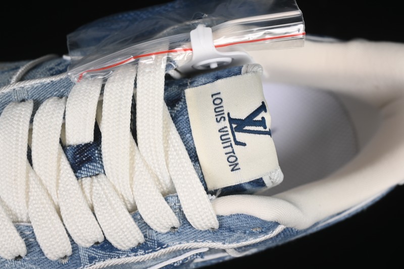 Nike Air Force 1 '07 Low LV Collaboration Blue Denim Casual Sneakers - SC9207-532