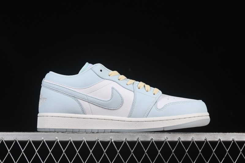 Nike Air Jordan 1 Low AJ1 Mint Blue Low-Top Casual Lifestyle Sneakers - HJ5999-400