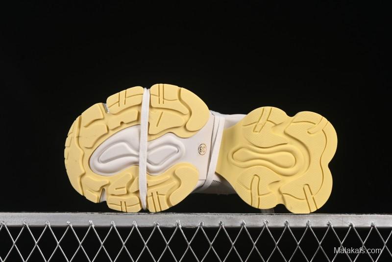 GG-CC Star Same Style Lace-up Hollow Out Dad Shoes with 5cm Height Increasing Sole - G25U9988