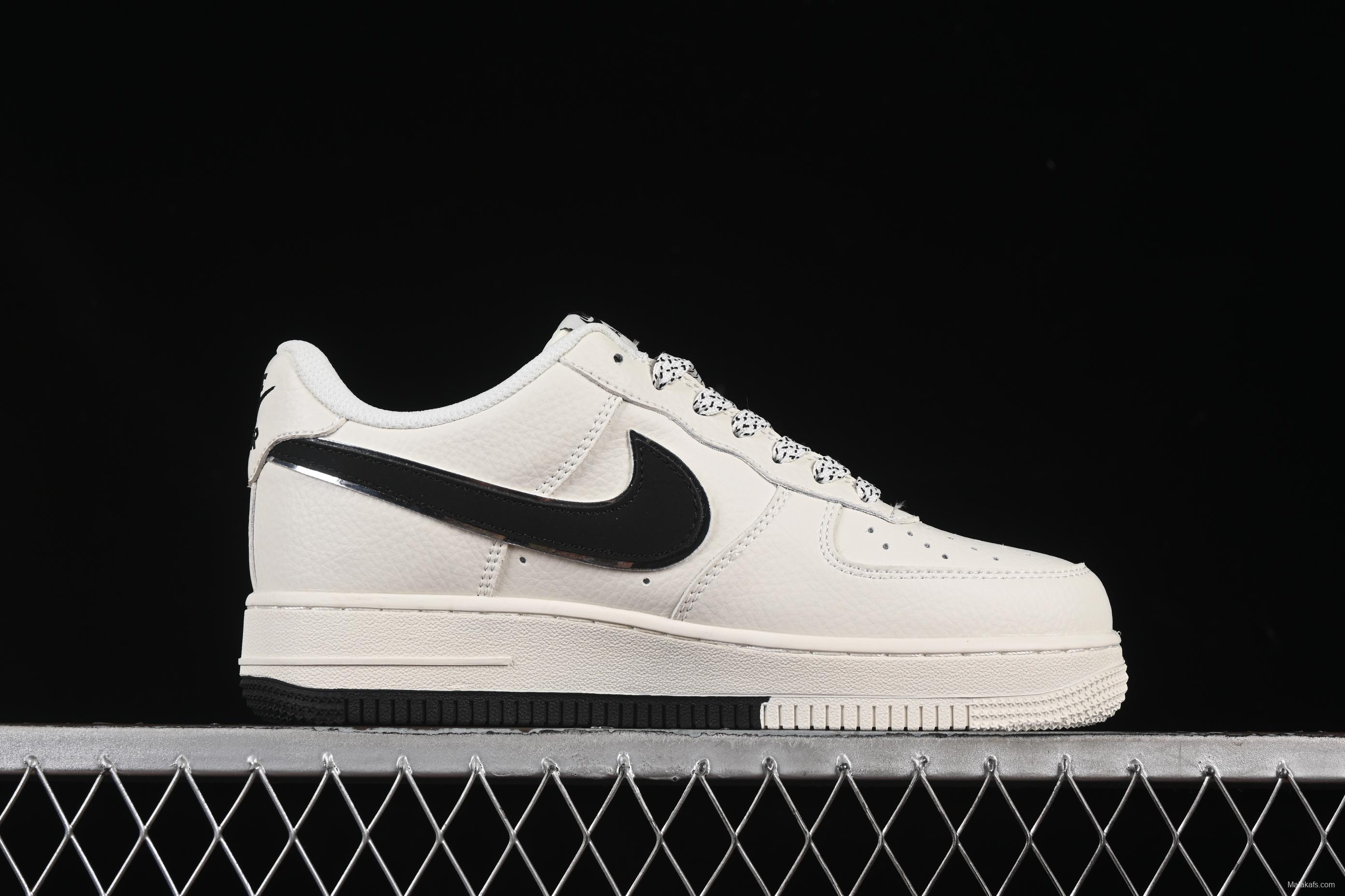 Nike Air Force 1 '07 Low Stussy Collaboration Dual-Tone Red Tag Casual Sneakers - CS5288-010