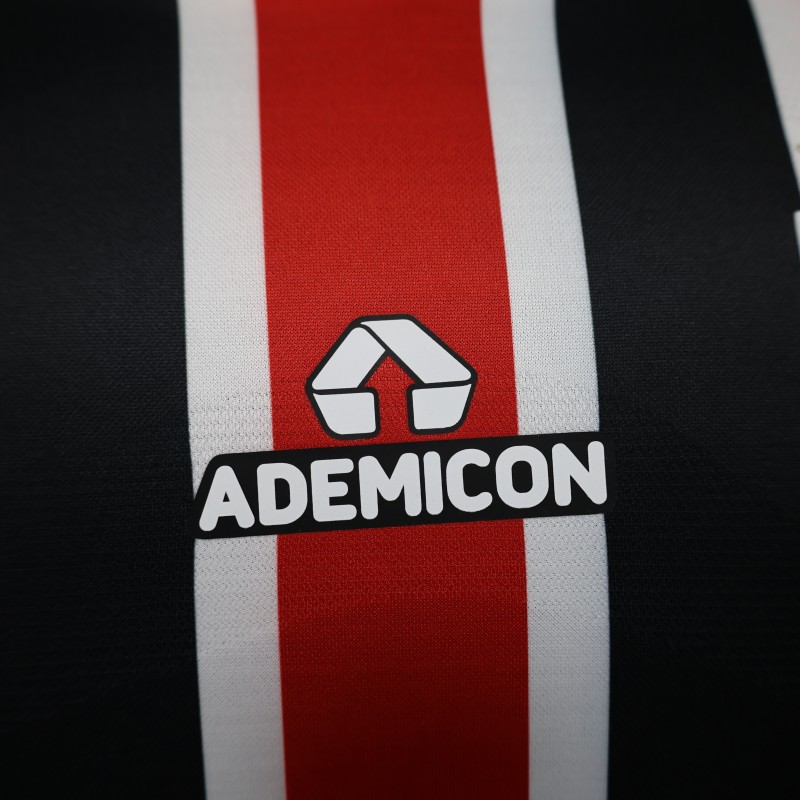 Player Version 25/26 Sao Paulo Home Jersey With Full Sponsors