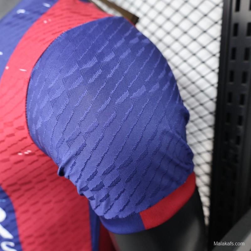 Player Version 25/26 Barcelona x Argentina Combined Messi Jersey