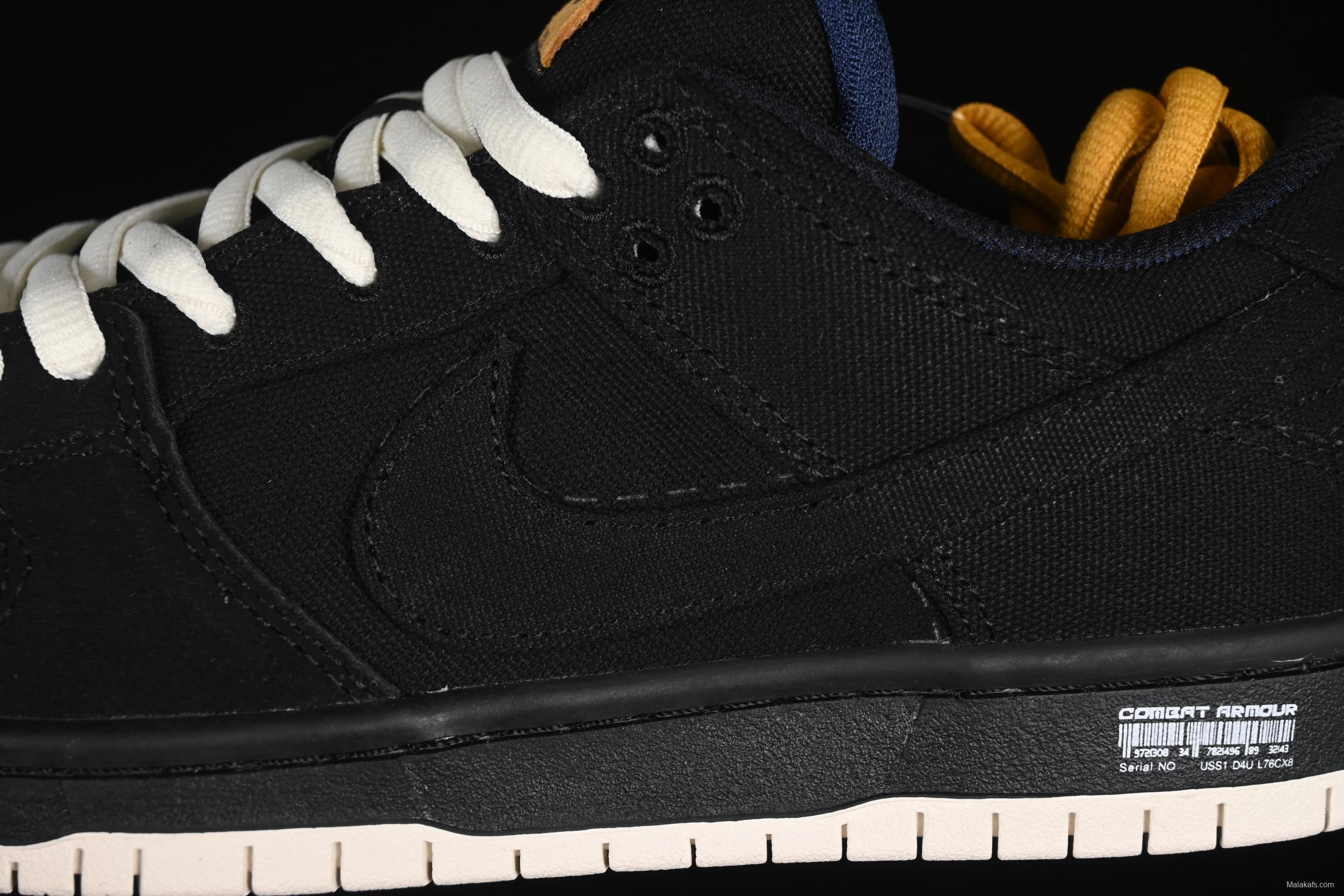 Nike SB Dunk Low Black Hole Low-Top Skateboarding Shoes - DX6775-400