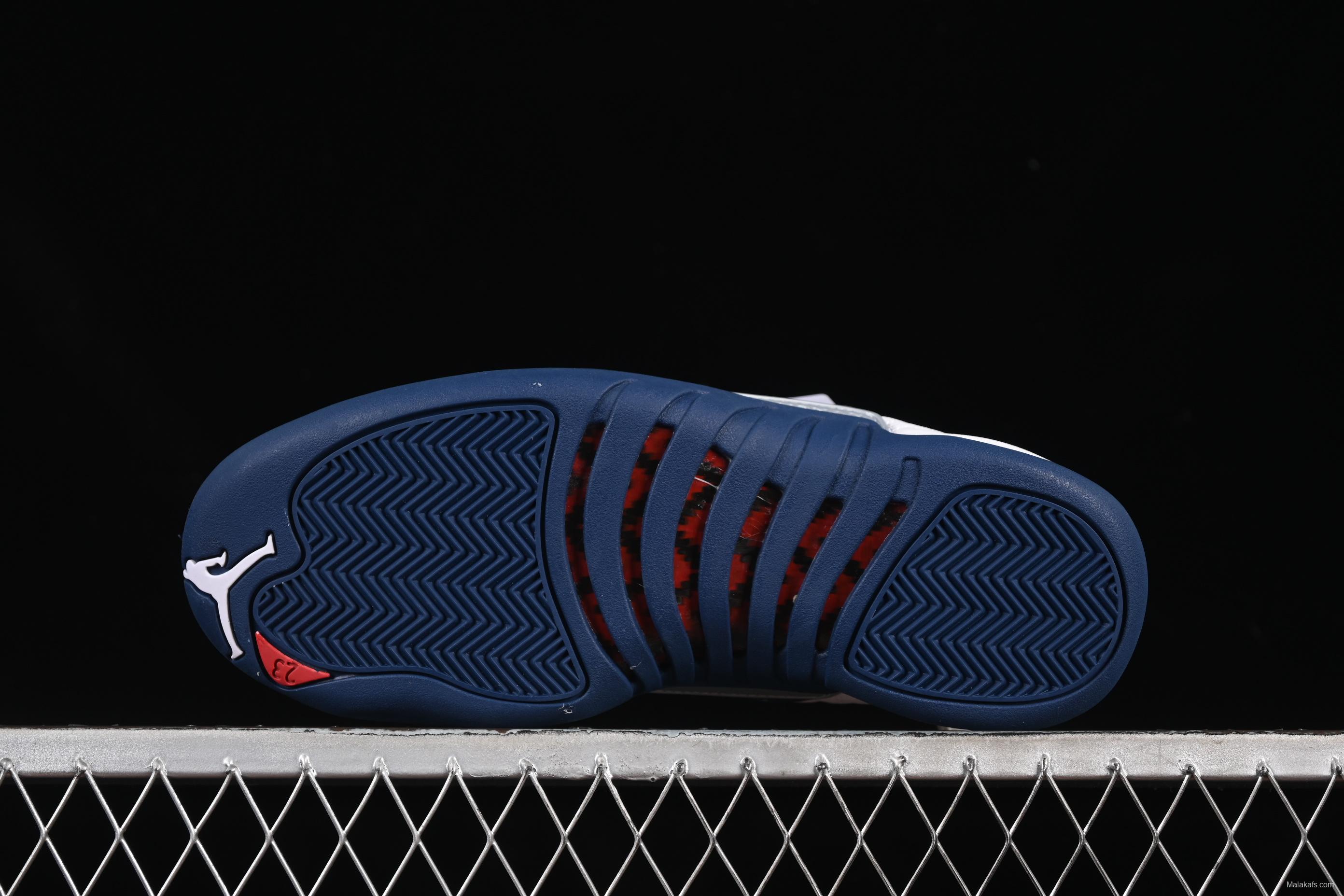 Nike Air Jordan 12 Retro French Blue Basketball Shoes - CT8013-114