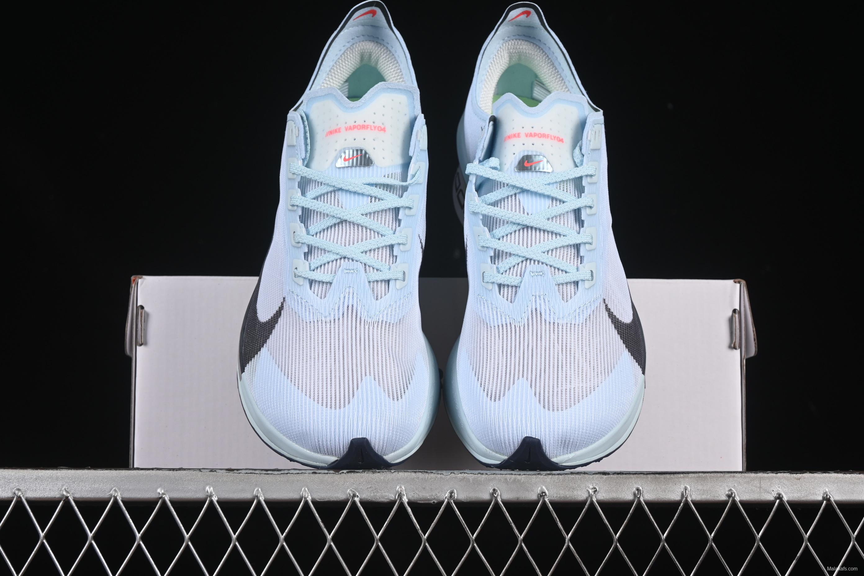Nike ZoomX Vaporfly NEXT% 4 Marathon Series Road Racing Ultra-Light Cushion Running Shoes - HF6412-400