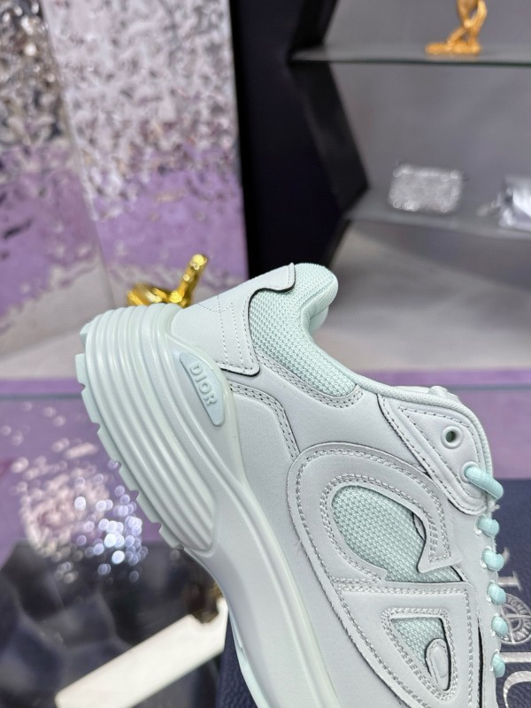 2024 Unisex Dior Stone Island Mint White Mesh B30 Sneakers MJ00330