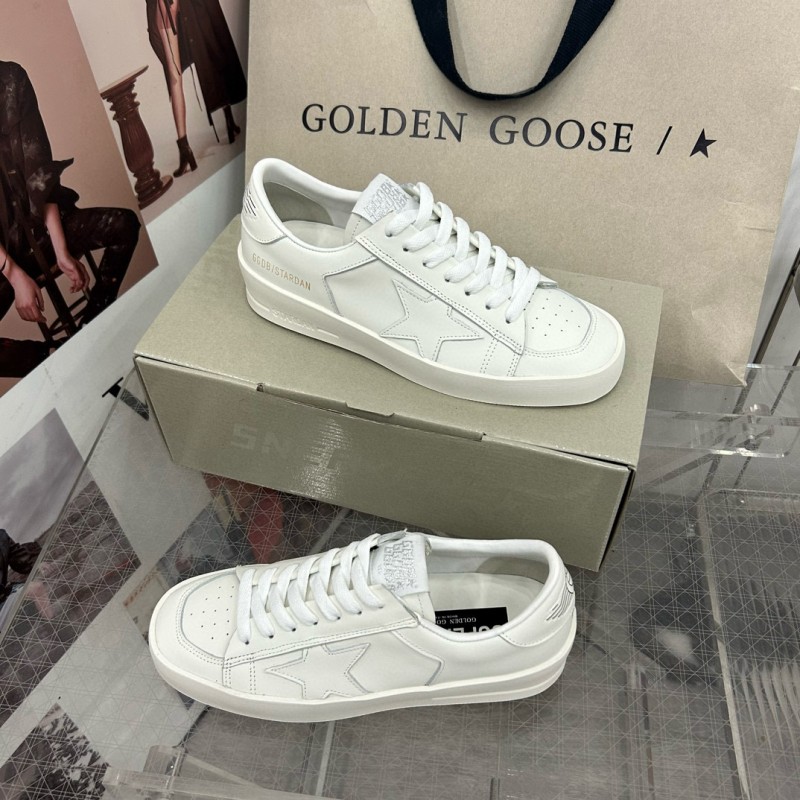 2024 Unisex GGDB White Leather Low Top Sneakers MJ00260