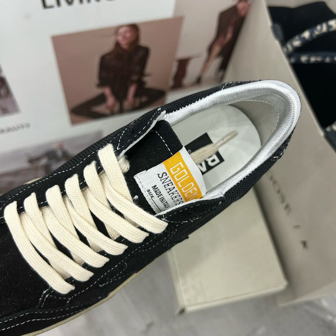 2024 Unisex GGDB Black Suede Sneakers MJ00260