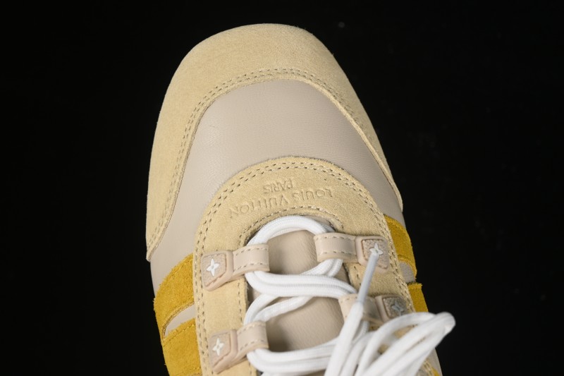 Louis Vuitton Sneakerina Round Toe Lace-Up Ballet Style Flat Training Shoes