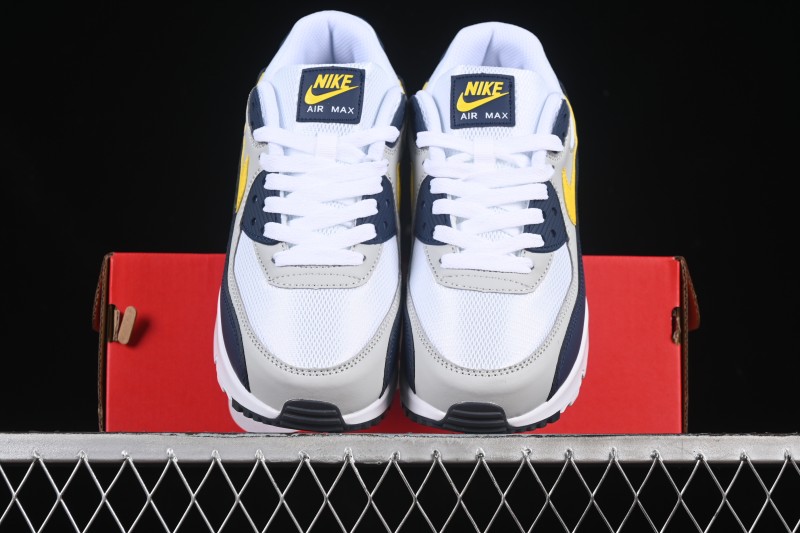 Nike Air Max 90 Retro Running Shoes with Visible Air Cushion - AJ1285-101