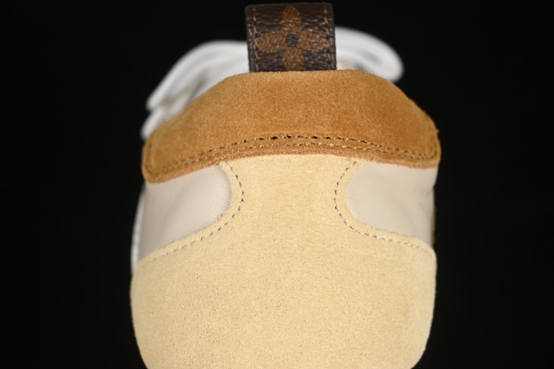 Louis Vuitton Sneakerina Round Toe Lace-Up Ballet Style Flat Training Shoes