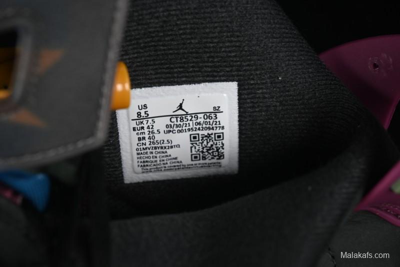 Nike Air Jordan 6 Retro Bordeaux Premium Suede Sneakers - CT8529-063