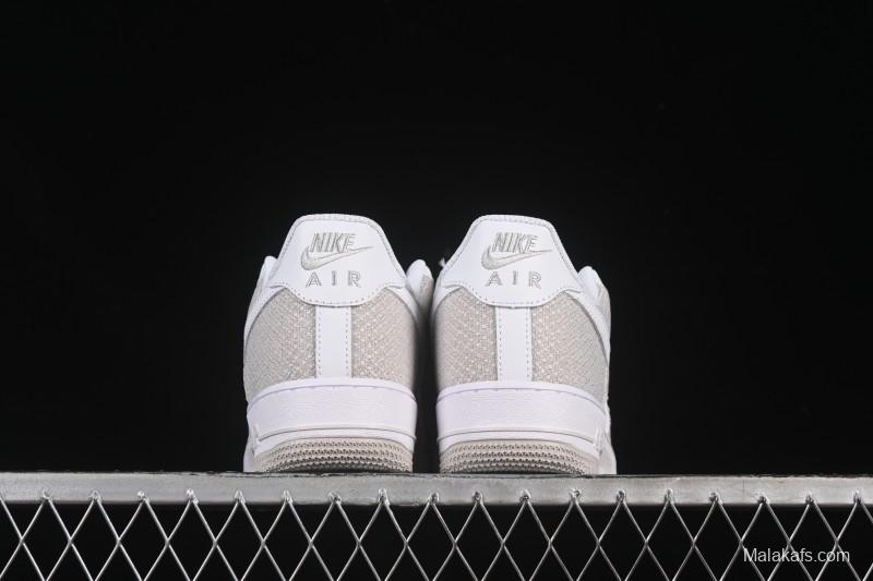 Nike Air Force 1'07 Low Denim Small Swoosh Casual Sneakers - ZH0316-092