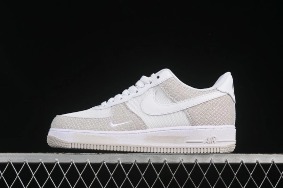 Nike Air Force 1'07 Low Denim Small Swoosh Casual Sneakers - ZH0316-092