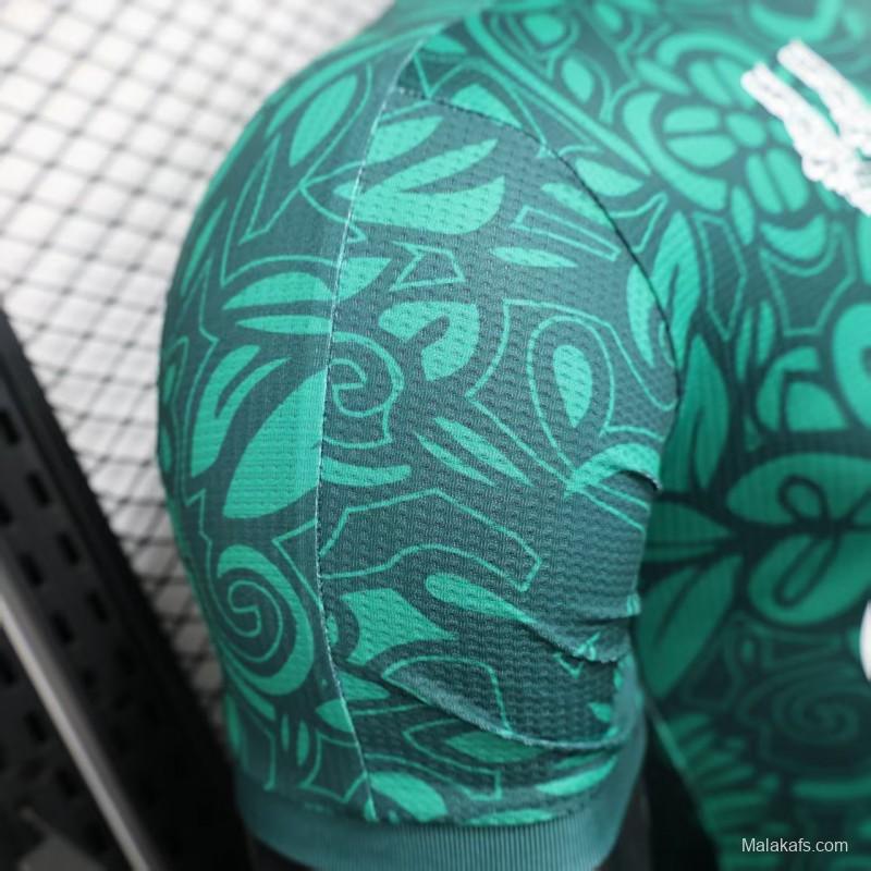 Player Version 25/26 FC Palestine Green with Traditional Islamic Pattern Jersey