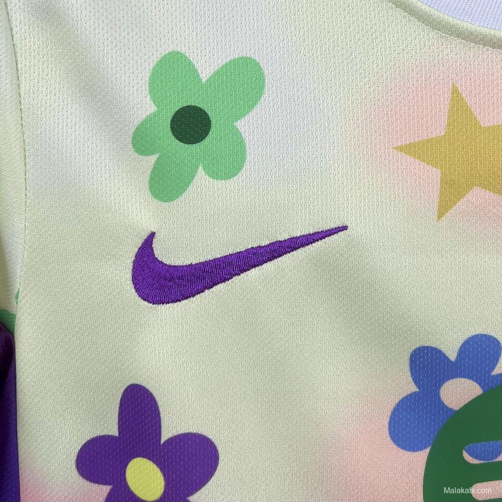 2025/26 KidsBarcelona Flower Special Edition Jersey
