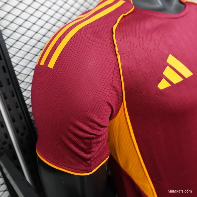 Player Version 25/26 Roma Home Jersey