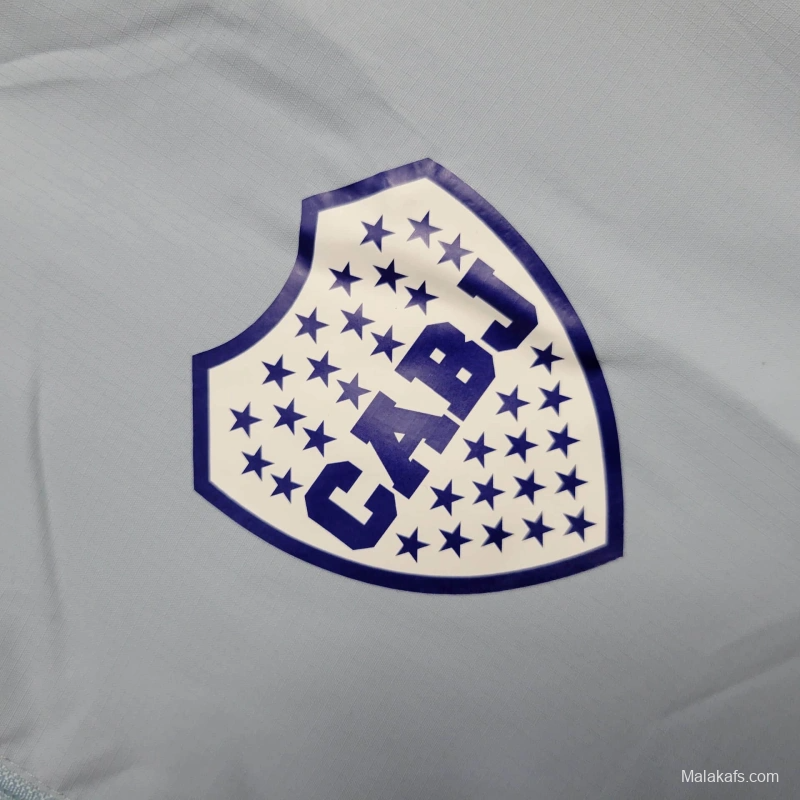 25/26 Boca Juniors Jacket Light Blue Windbreaker