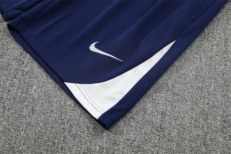 25/26 Tottenham Hotspur Royal Blue with XS Short Sleeve+Soccer Shorts