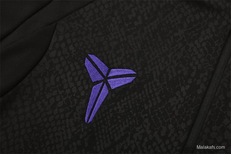 25/26 Barcelona Black Joint Edition Half Zipper Jacket+Long Pants