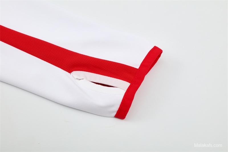 Retro 05/06 AC Milan White Half Zipper Jacket+Long Pants