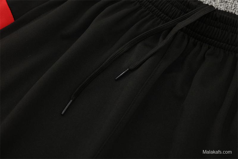 25/26 Portugal Red Half Zipper Jacket+Long Pants