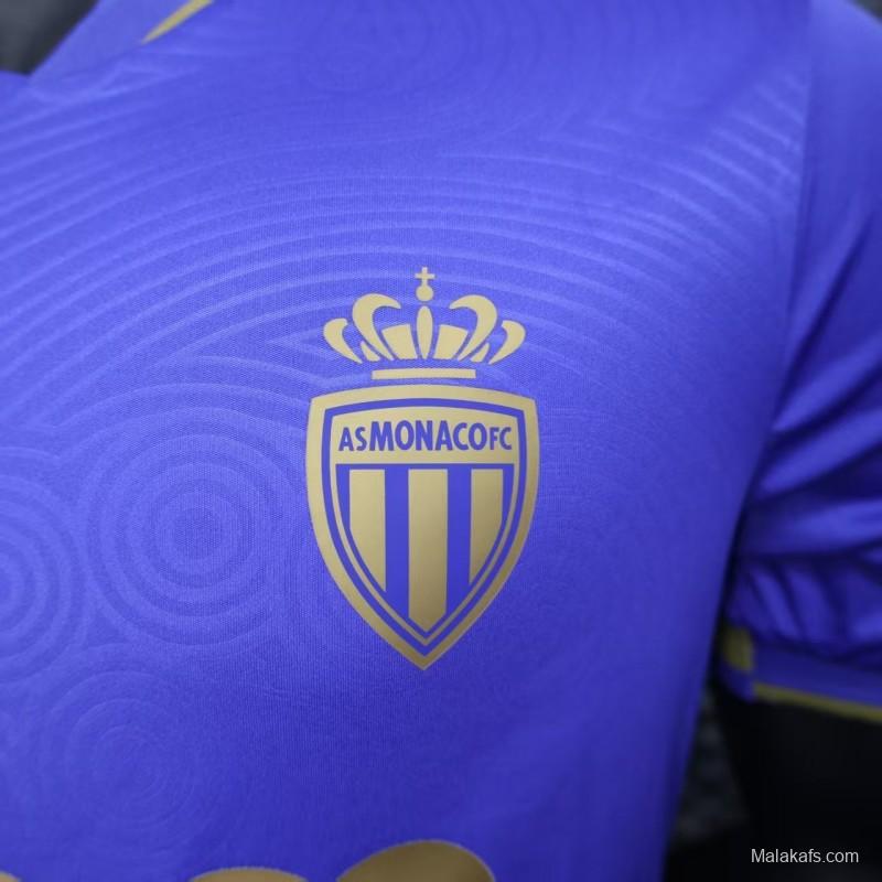 Player Version 25/26 Monaco Away Blue Jersey