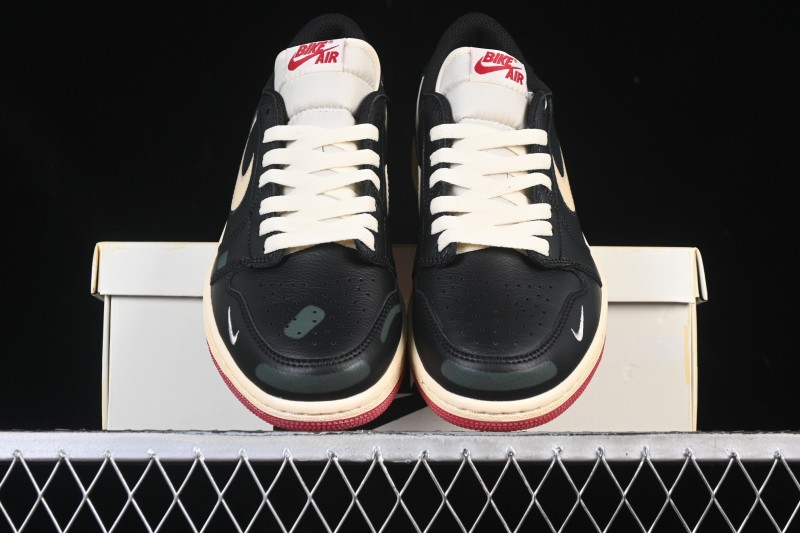 Nike Nigel Sylvester x Air Jordan 1 Low Lifestyle Casual Sneakers - IB8958-001