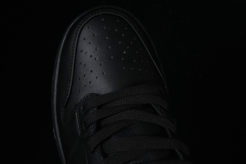 Nike SB Dunk Low Pro ISO Triple Black Skate Shoes - FJ1674-001