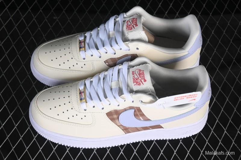 Nike Air Force 1'07 Low Casual Sneakers with Full-Length Air Cushion - IH7352-001
