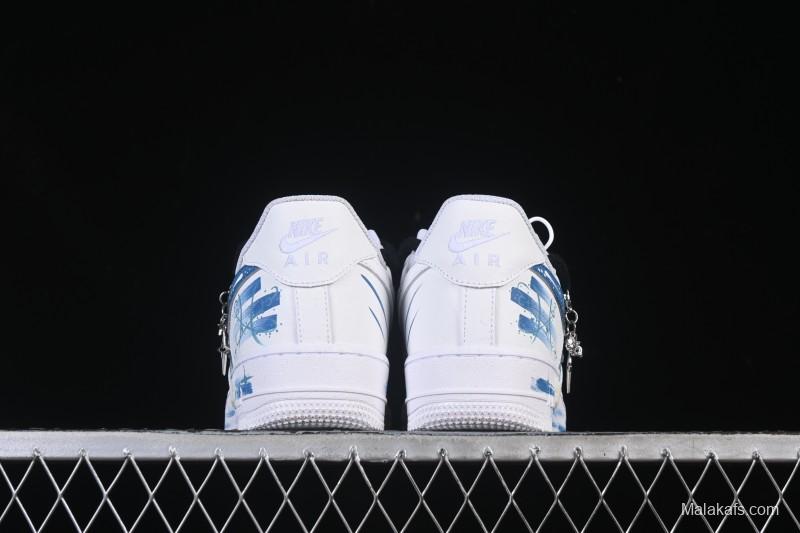 Nike Air Force 1'07 Low Pisces Hand-Painted Doodle Zodiac Series - 219-320