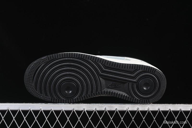 Nike Air Force 1'07 Low Gucci Collaboration White Gray Black Casual Sneakers - YF9511-808