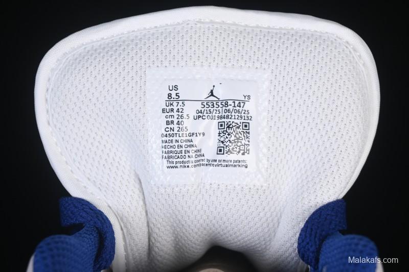 Nike Air Jordan 1 Low AJ1 Blue Green Colorway Low-Top Casual Skate Shoes - 553558-147