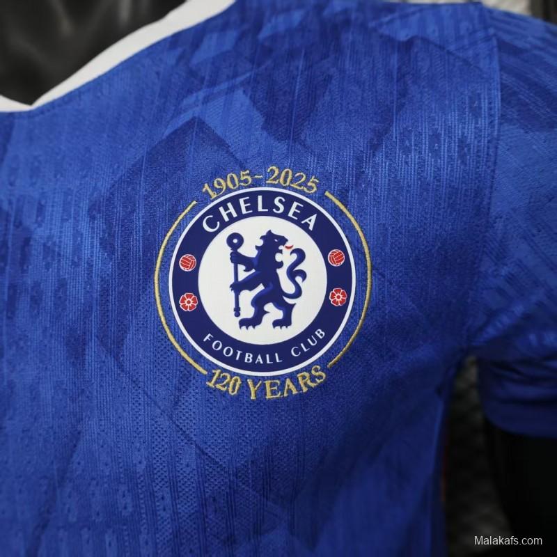 Player Version 25/26 Chelsea Blue 120Th Anniversary Jersey