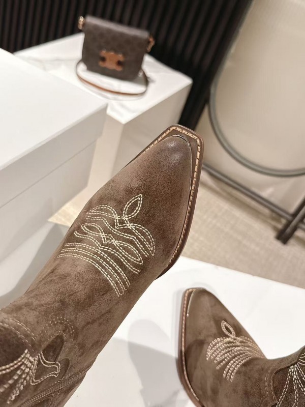 CELINE Fall/Winter 2025 Retro Fashion Ankle Boots - LY00440