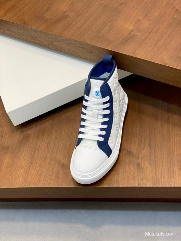 Adidas Originals Casual Sports Boots with High-End Leather Construction - KFY00460