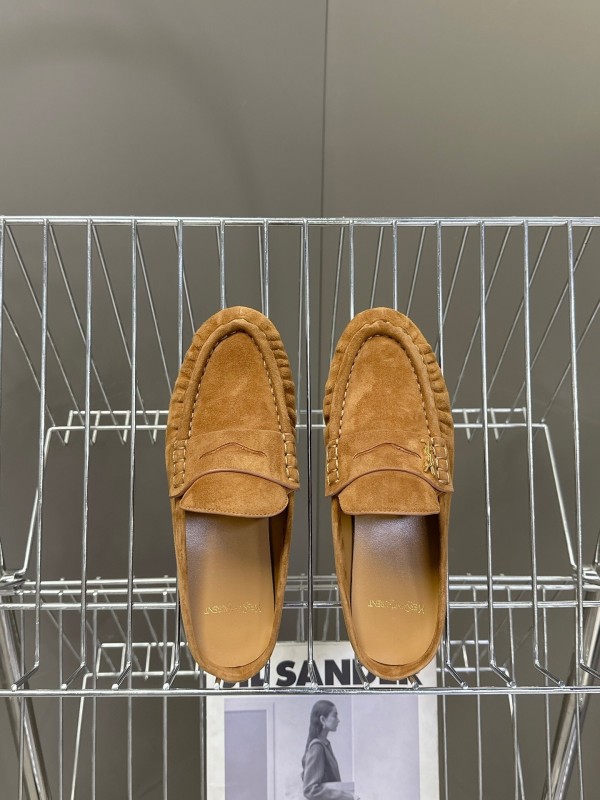 Saint Laurent 2025/SS Classic Loafer Mule Flats - KFY00320