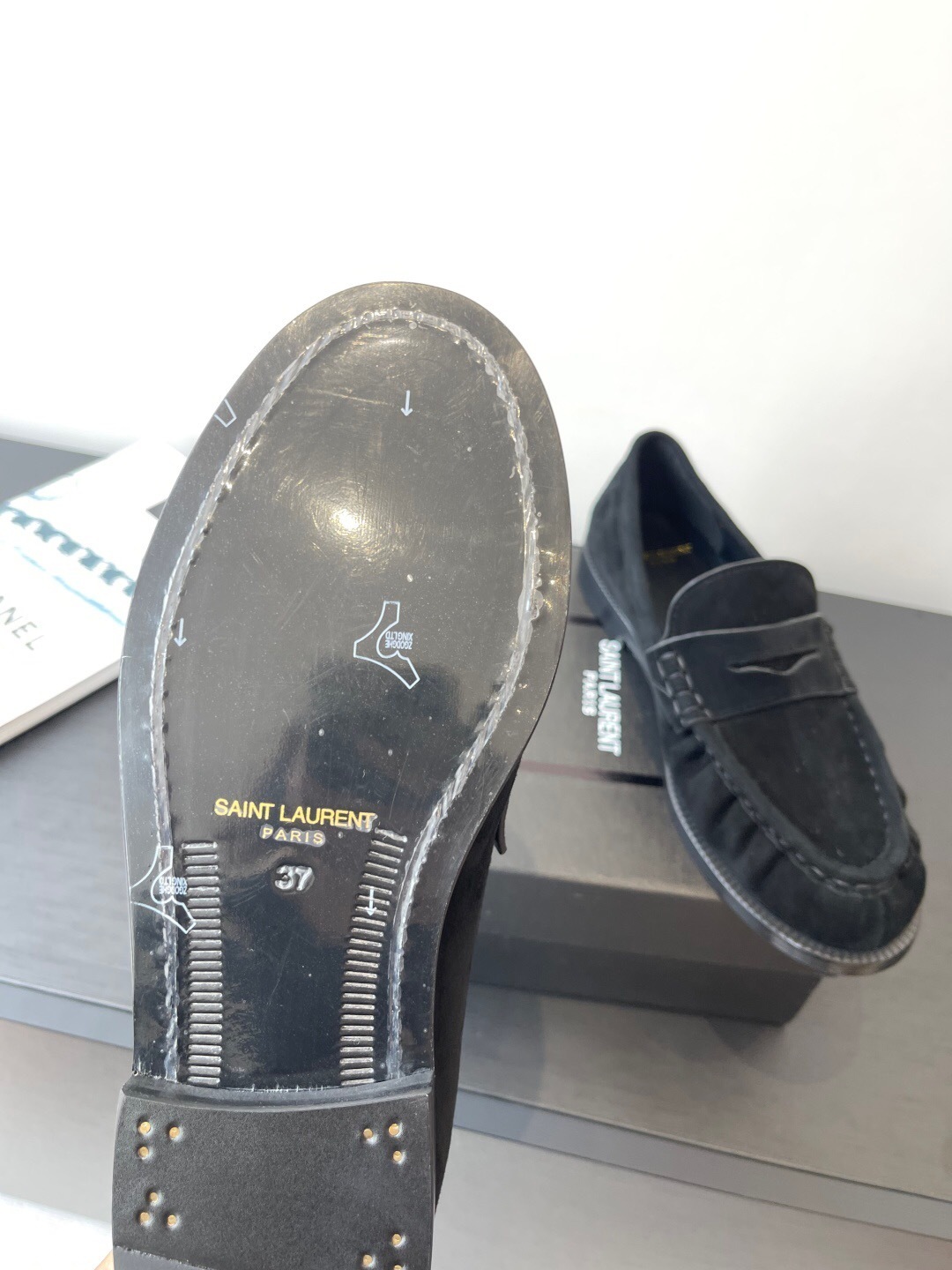 Saint Laurent Classic Loafer Mule Flats - KFY00350