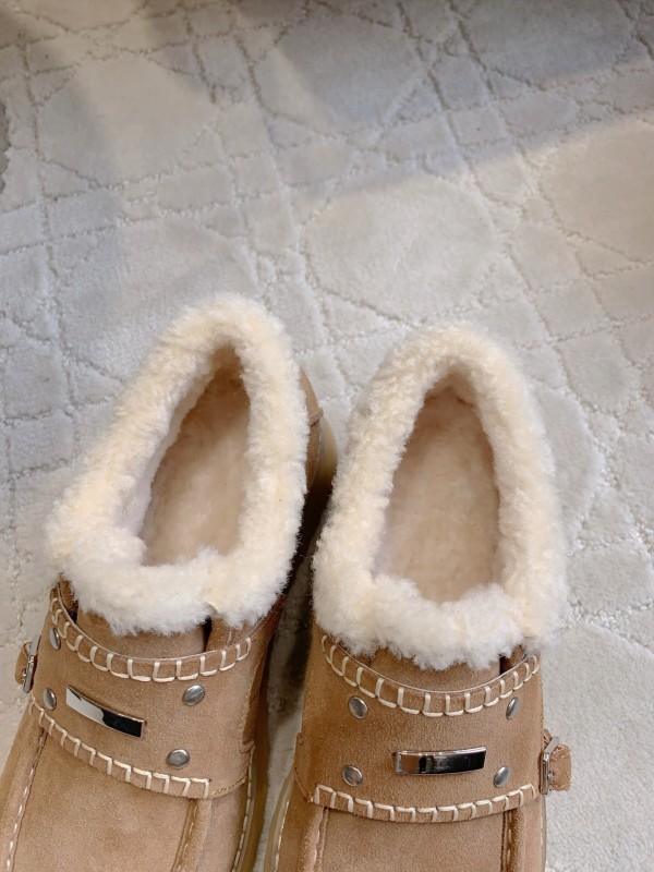 UGG 2025/SS Wool Warm Platform Casual Shoes - AS00300