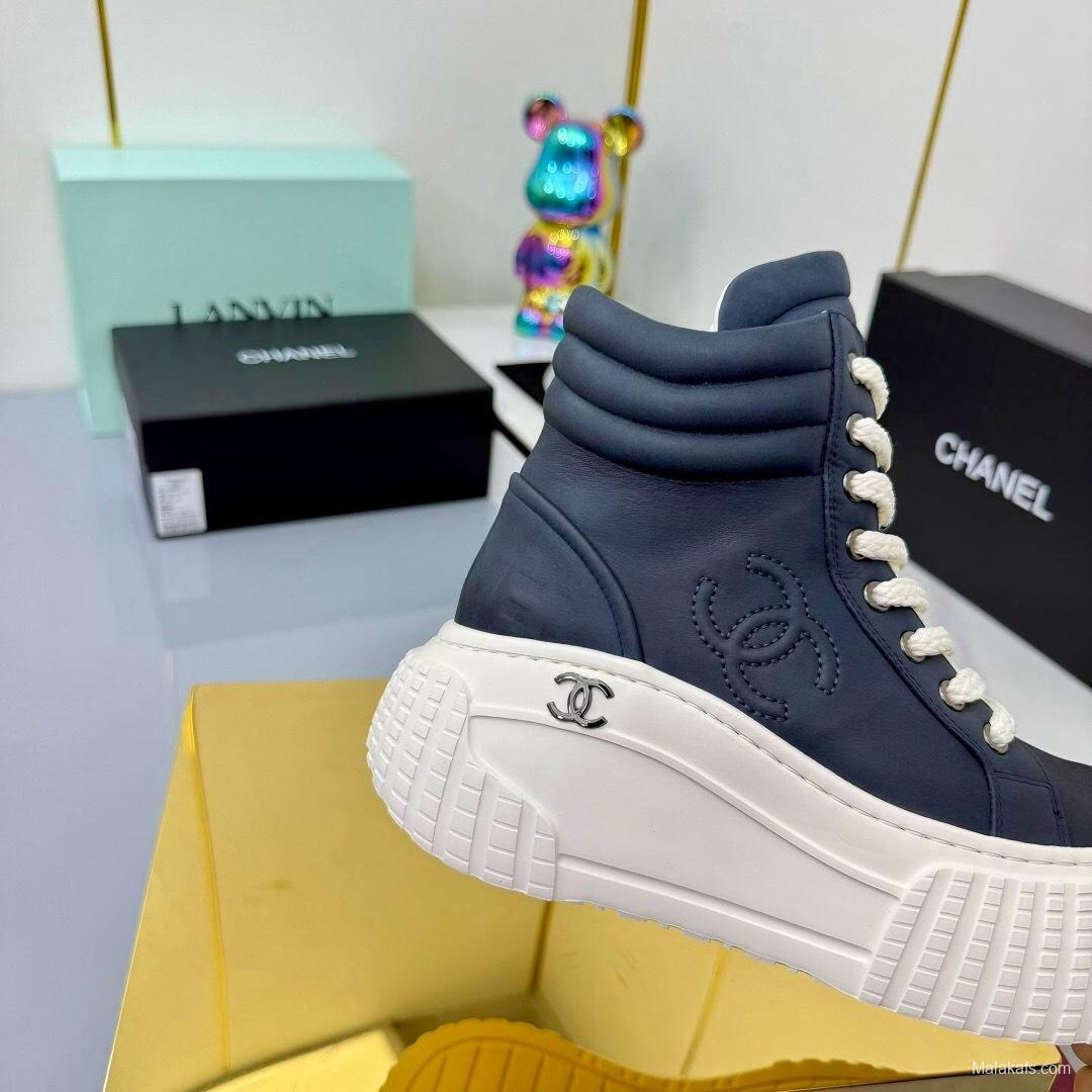 Chanel 2025 SS Short Boots Essential Fall Winter Heavy Duty Style - LY00400