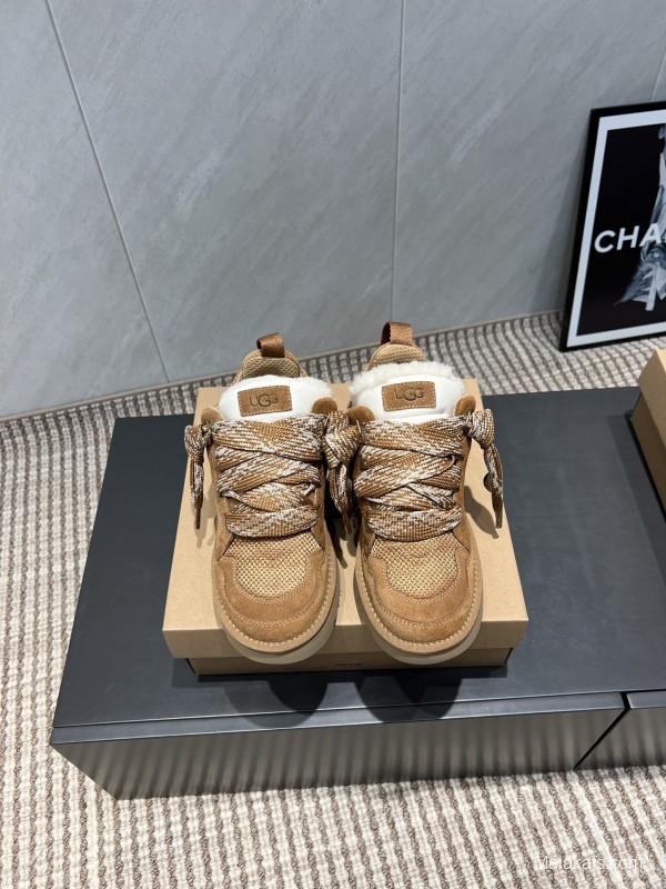 UGG Platform Sneakers Series Round Toe Thick Sole Casual Shoes - MJ00270