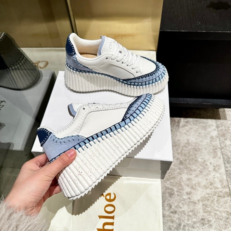 Chloe Hand-Stitched Mark Line Casual Shoes - LY00350