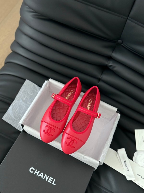 Chanel SS 2025 Runway Mary Jane Flats - LY00